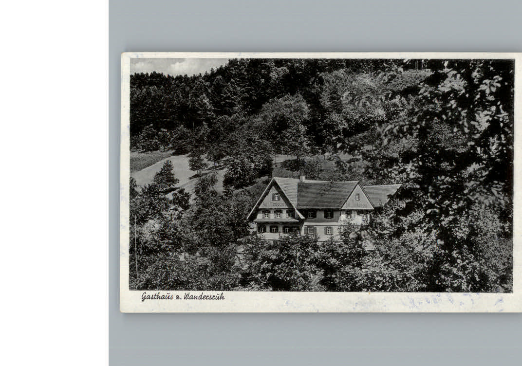 Lautenbach Renchtal Gasthaus zur Wandersruh Sohlber