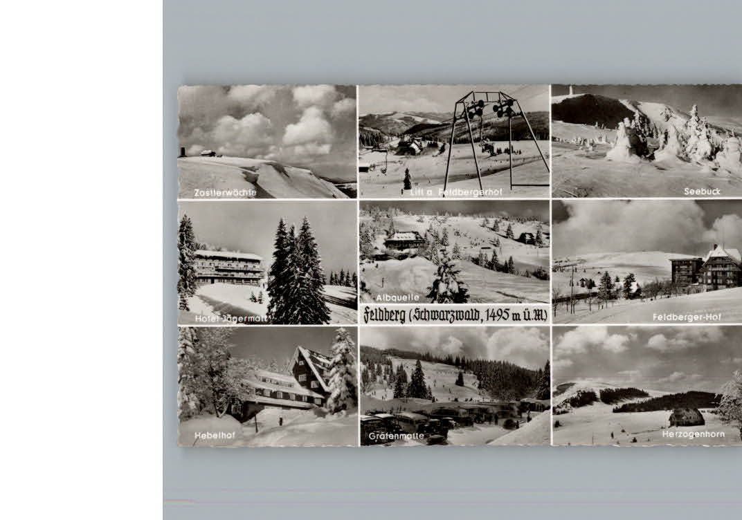 Feldberg Schwarzwald Mehrfachansicht