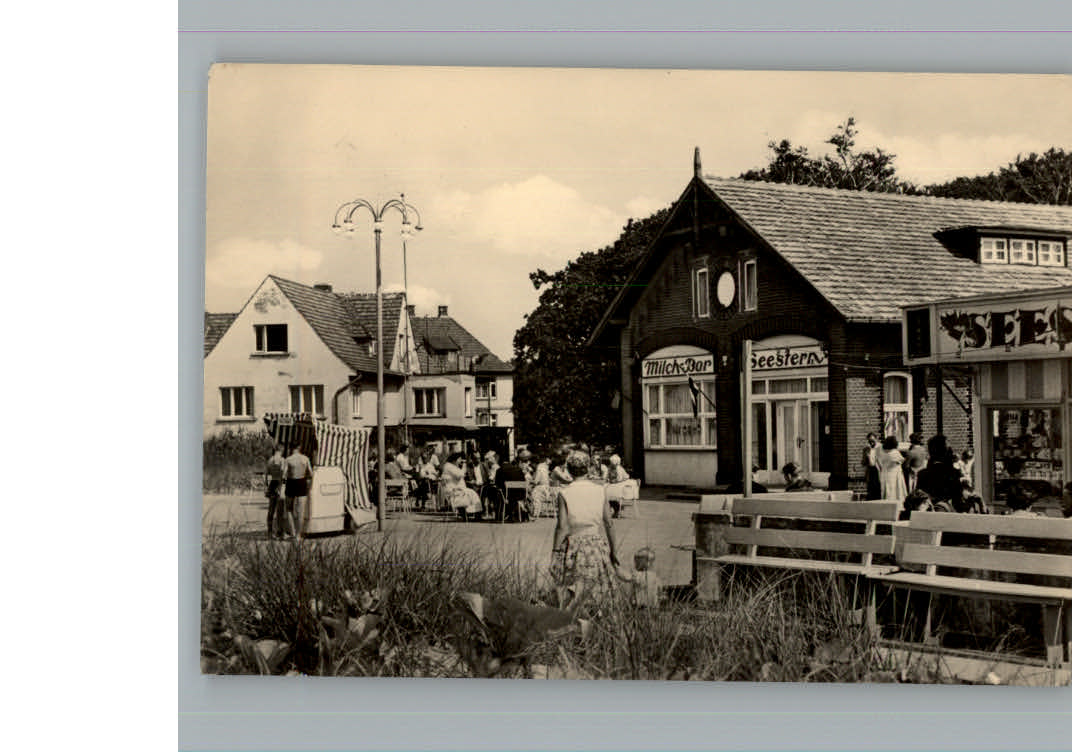 Graal-Mueritz Ostseebad Gaststaette Milchbar Seestern