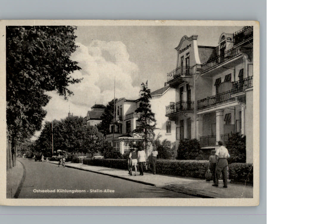 Kuehlungsborn Ostseebad Stalin Allee