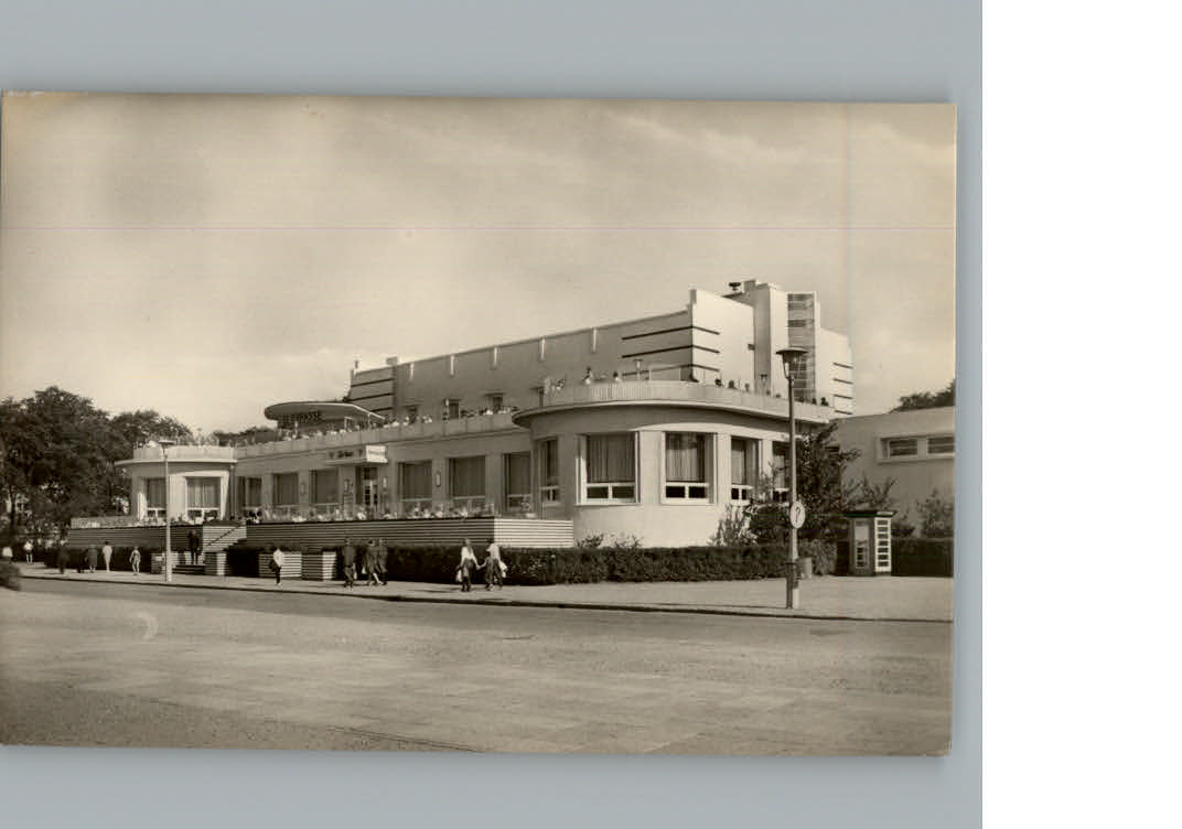 Warnemuende Ostseebad Gaststaette Kurhaus