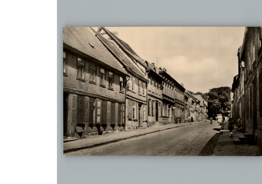 Plau Mecklenburg Grosse Burgstrasse