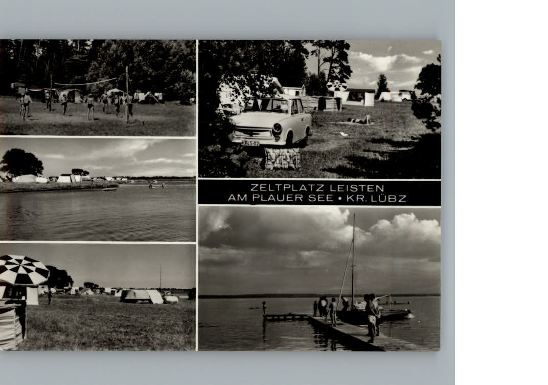 Plau See  Zeltplatz Leisten