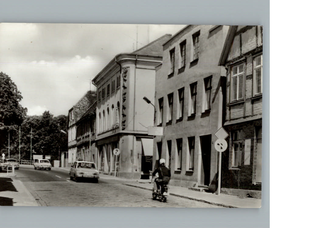 Plau Mecklenburg Grosse Burgstrasse