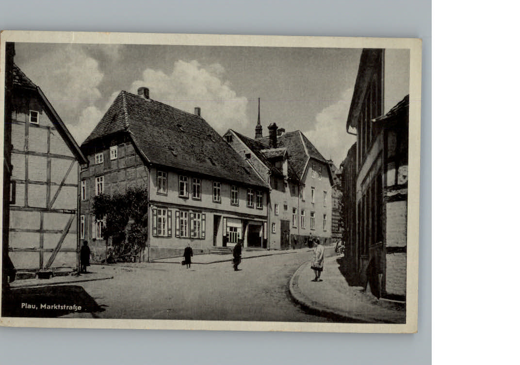 Plau Mecklenburg Marktstrasse