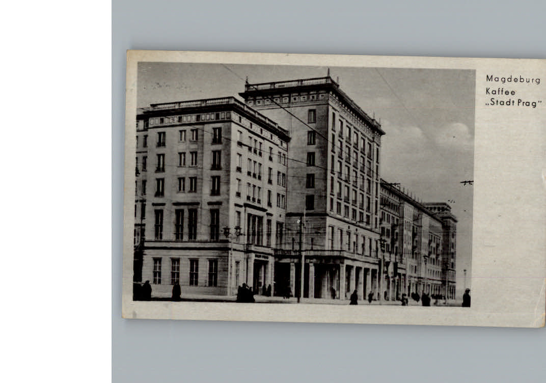 Magdeburg Cafe Stadt Prag