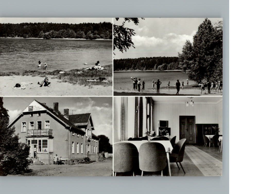 Menz Gransee Ferienheim VEB Foerderungsanlagen Kranbau Koethen Ludwigshorst