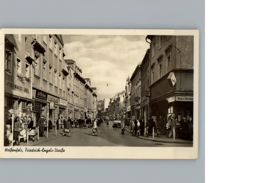 Weissenfels Saale Friedrich - Engels - Strasse