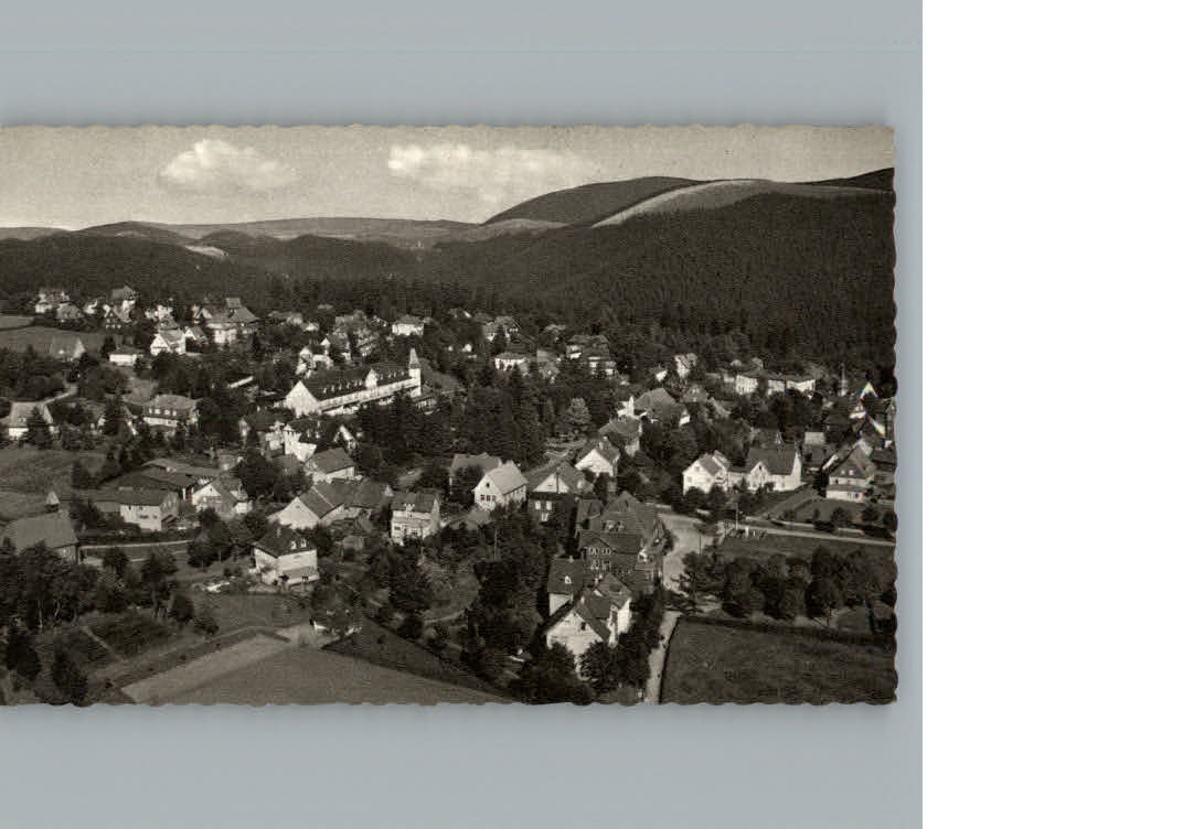 Hahnenklee-Bockswiese Harz Fliegeraufnahme