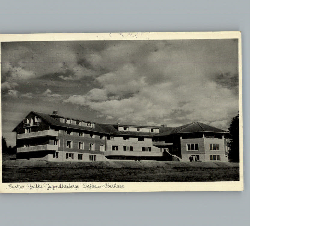 Torfhaus Harz Jugendherberge Gustav Bratke