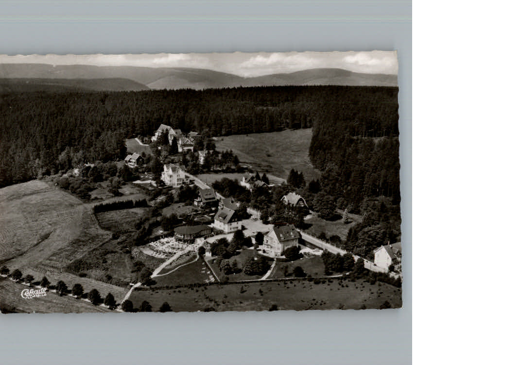 Hahnenklee-Bockswiese Harz Fliegeraufnahme