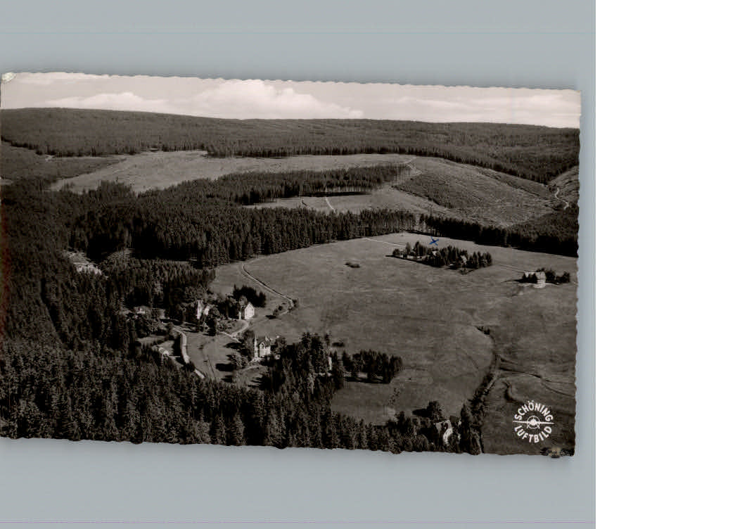 Altenau Harz Fliegeraufnahme