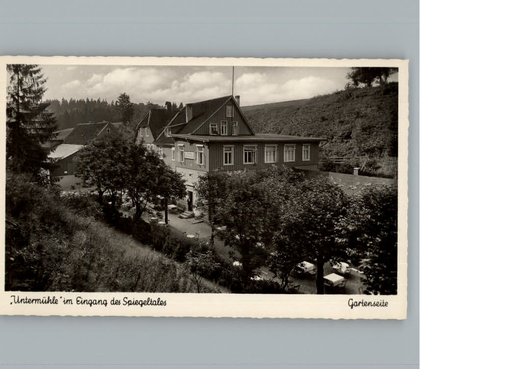 Clausthal-Zellerfeld Gaststaette Untermuehle