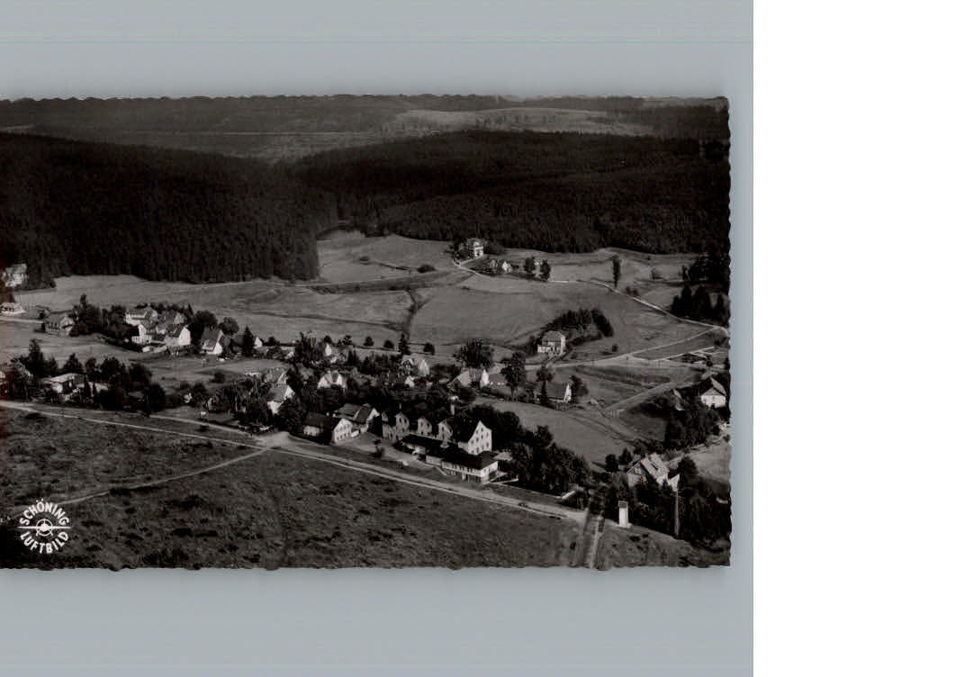 Hahnenklee-Bockswiese Harz Fliegeraufnahme