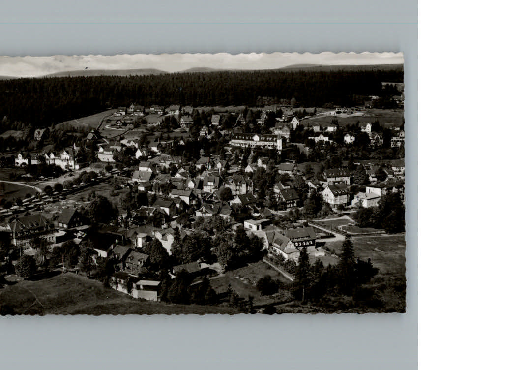 Hahnenklee-Bockswiese Harz Fliegeraufnahme