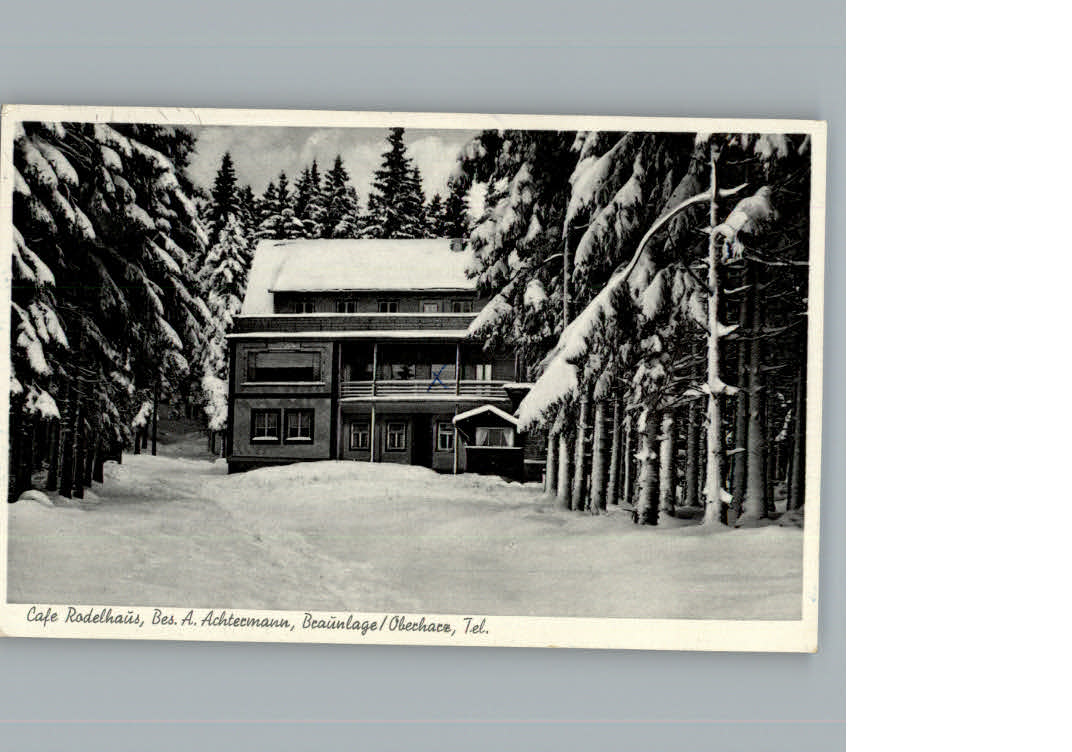 Braunlage Cafe Rodelhaus