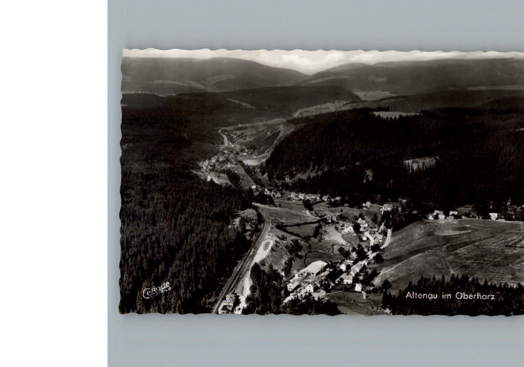 Altenau Harz Fliegeraufnahme