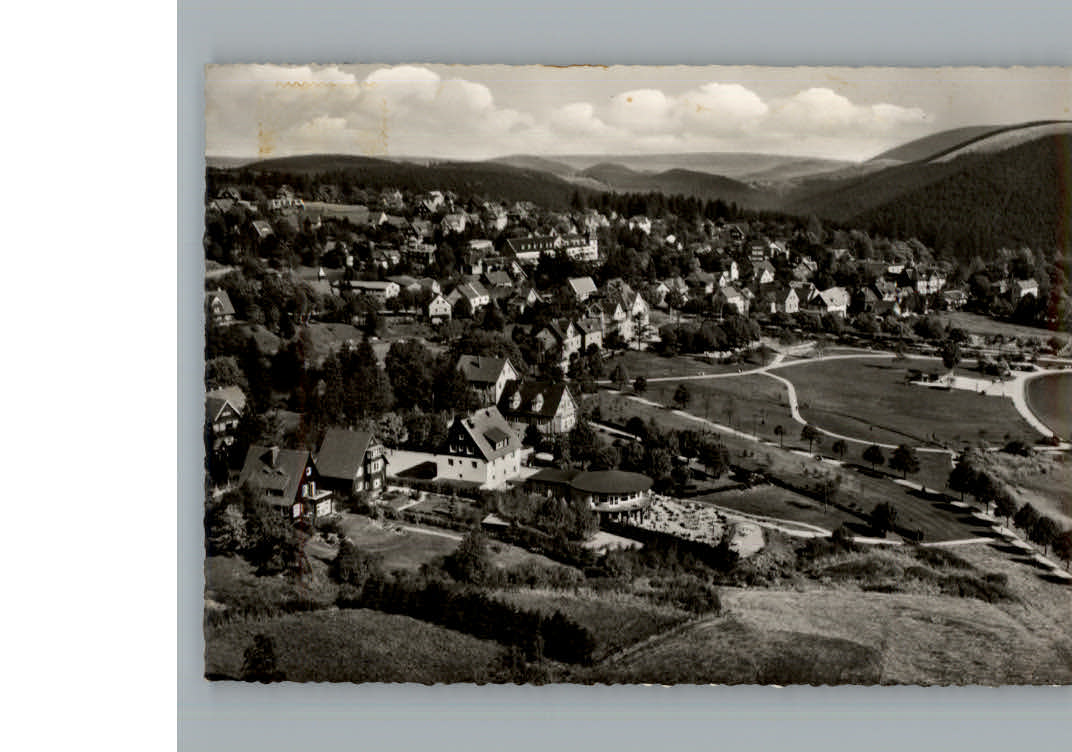 Hahnenklee-Bockswiese Harz Fliegeraufnahme
