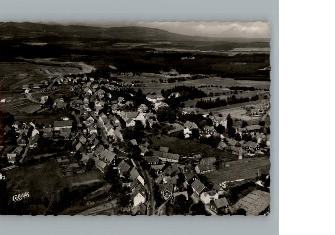 Hohegeiss Harz Fliegeraufnahme