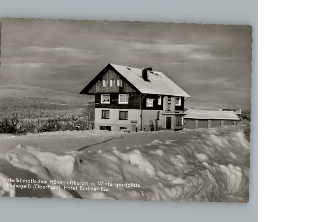 Hohegeiss Harz Hotel Berliner Baer