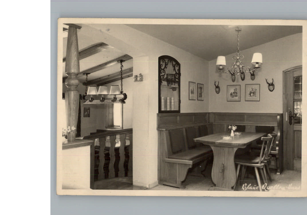 Bad Harzburg Gaststaette Blaue Quelle