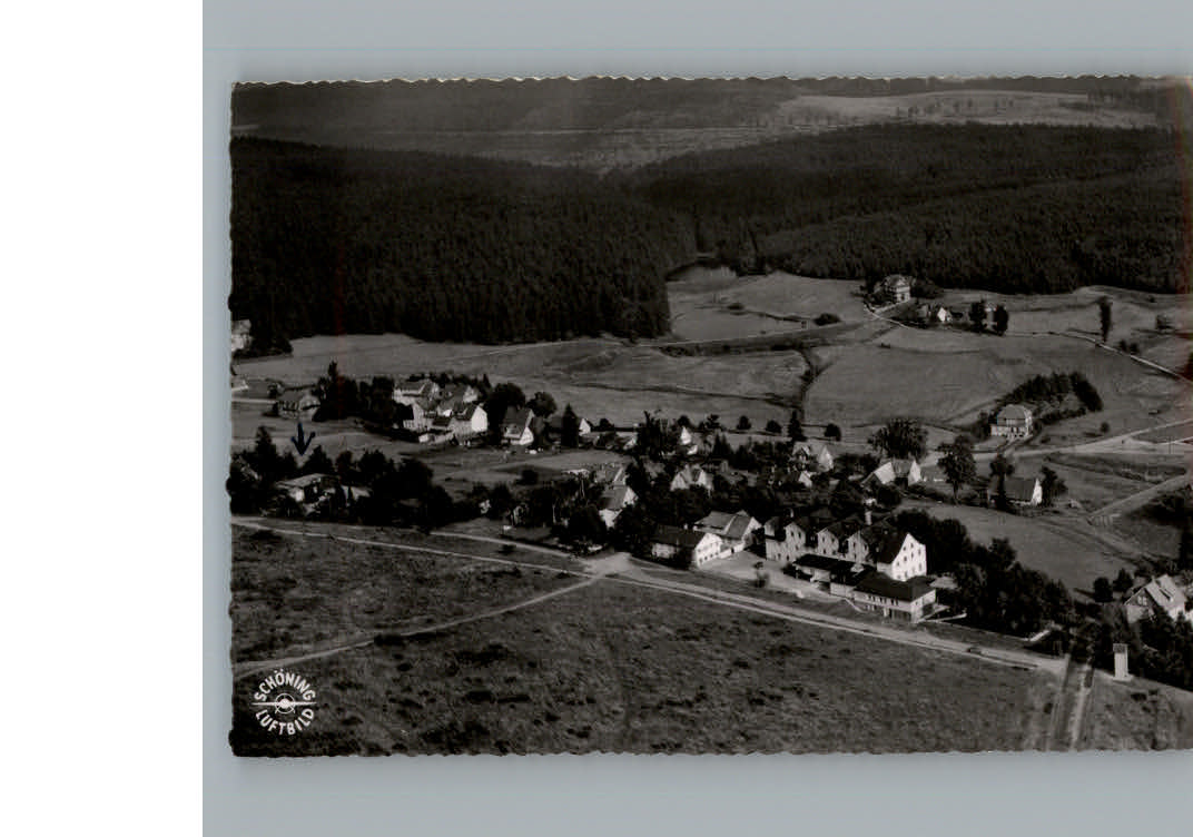 Hahnenklee-Bockswiese Harz Fliegeraufnahme