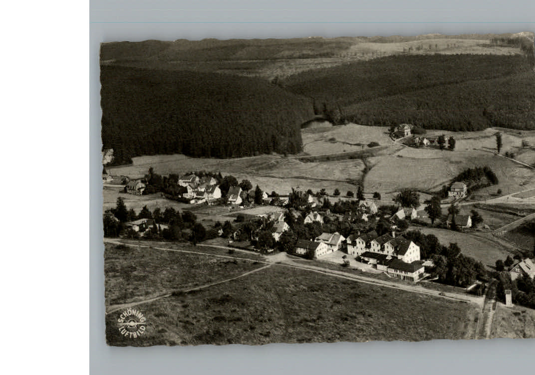 Hahnenklee-Bockswiese Harz Fliegeraufnahme