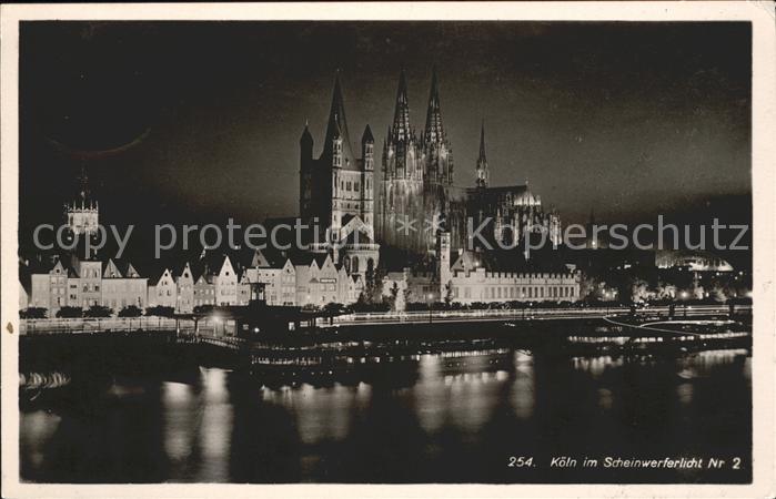 Rheingoldserie Nr. 254 Köln im Scheinwerferlicht Dom