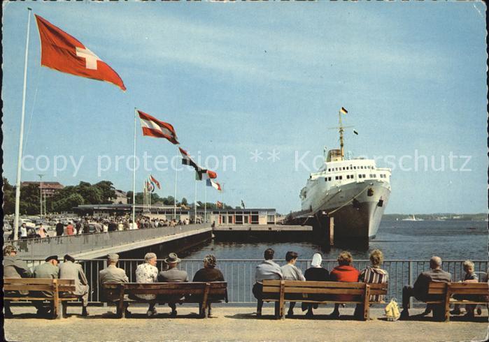 Faehre Ferry Bac Traghetto-- Kronprinz Harald Kiel Oslo Kai