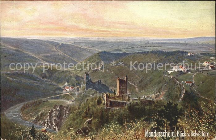 Verlag Wiedemann WIRO Nr. 2045 A Manderscheid Schloss