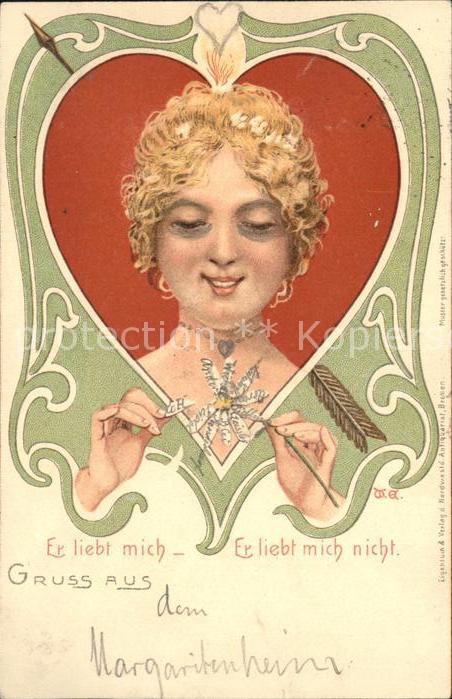 Frauen Margerite Er liebt mich - Er liebt mich