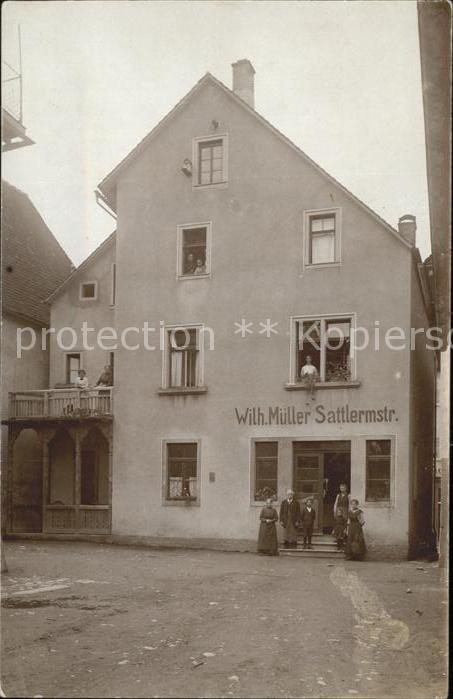 Handwerk Sattlerei Wilh. Müller