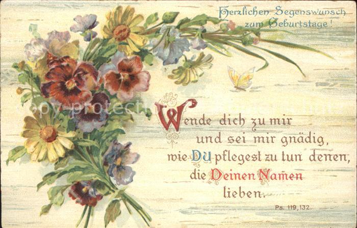 Geburtstag Segenswünsche Blumen Gedicht