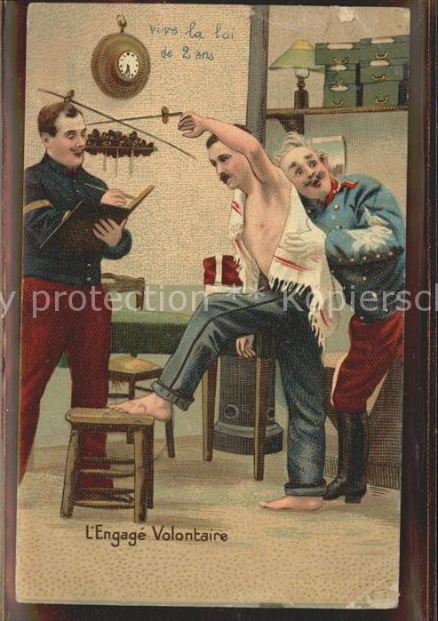 Humor Militaer L Engage Volontaire Musterung