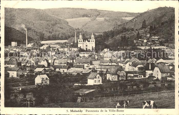 Malmedy Wallonie Panorama de la Ville-Basse