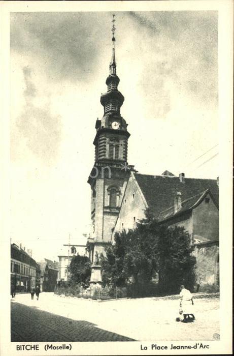 Bitche Moselle Place Jeanne-d-Arc
