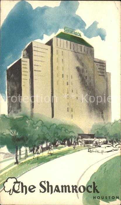 Shamrock Texas Houston Zeichnung