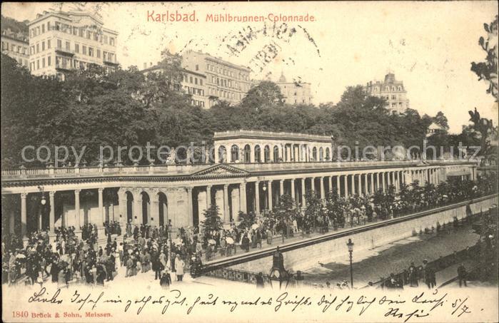 Karlsbad Eger Muehlbrunen-Colonnade