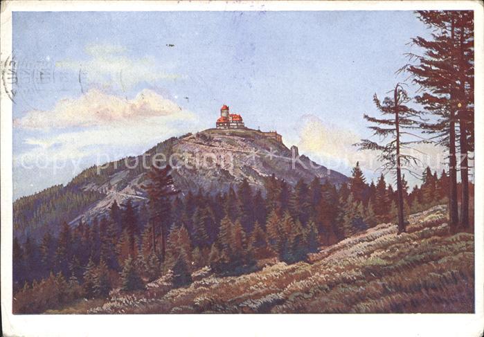 Jeschken Tschechien Kuenstlerkarte NZ3