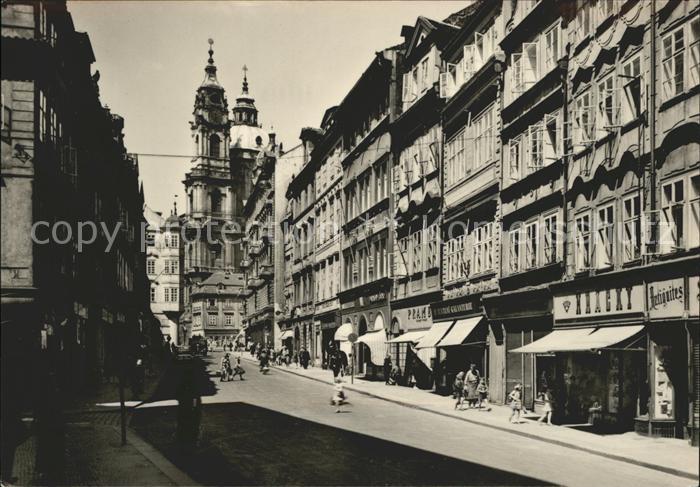 Praha Prahy Prague Mostecka Bruecken Gasse