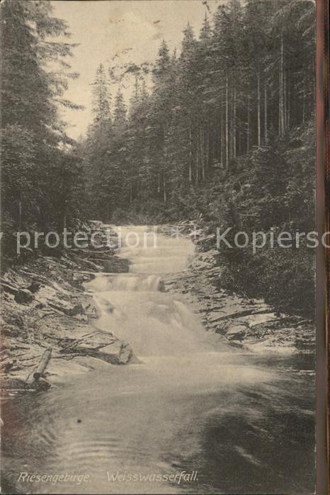Riesengebirge Krkonose Karkonosze Weisswasserfall