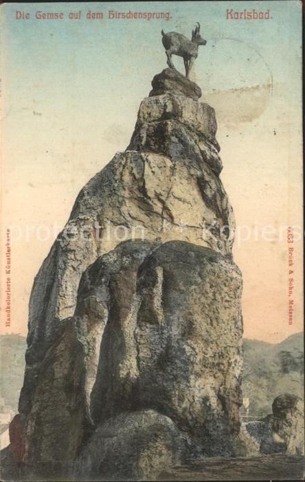 Karlsbad Eger Gemse Hirschensprung