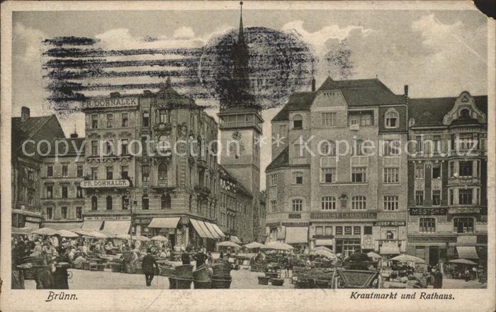 Bruenn Brno Krautmarkt Rathaus