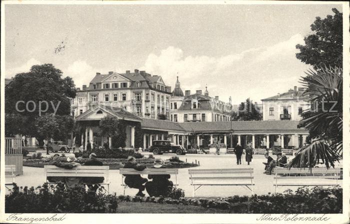 Franzensbad Boehmen Neue Kolonnade