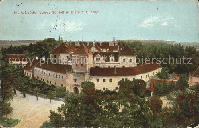 Bistritz am Hostein Freih. L. Schloß