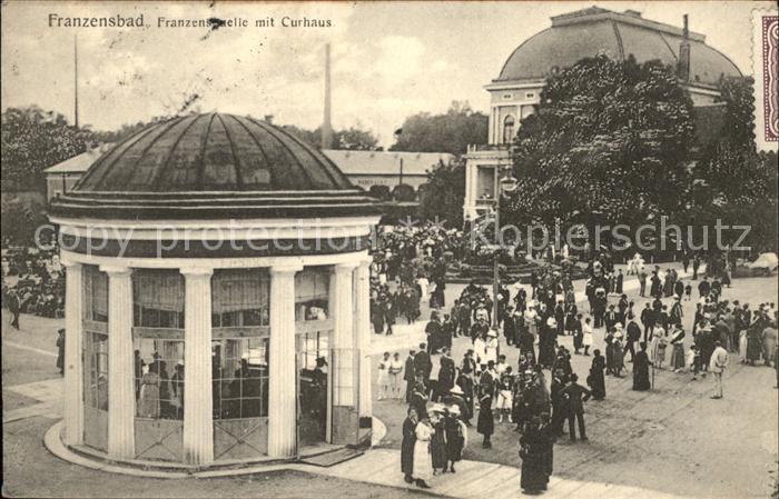 Franzensbad Boehmen Curhaus Franzensquelle