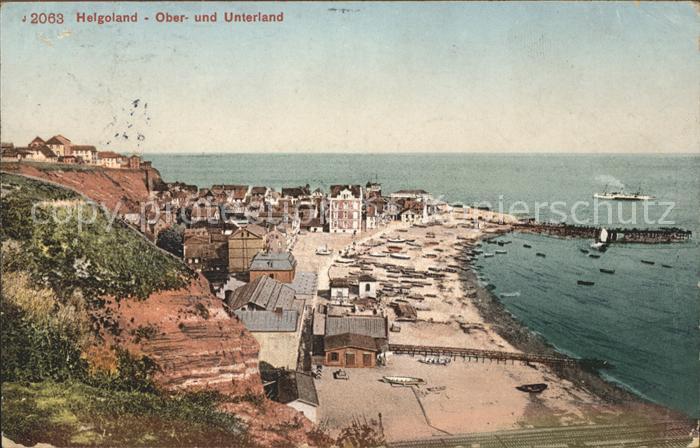 HELGOLAND Insel Schleswig-Holstein Ober- Unterland