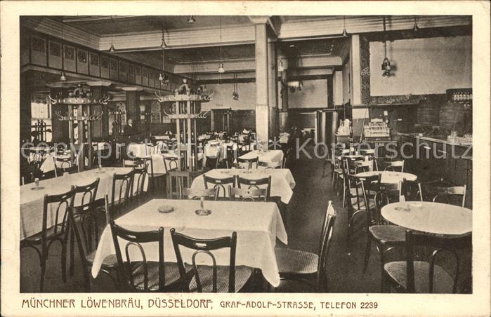 DuessELDORF CITY Muenchner Loewenbraeu Graf-Adolf-Str.
