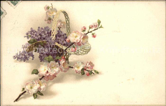 Blumen Flieder Rosen