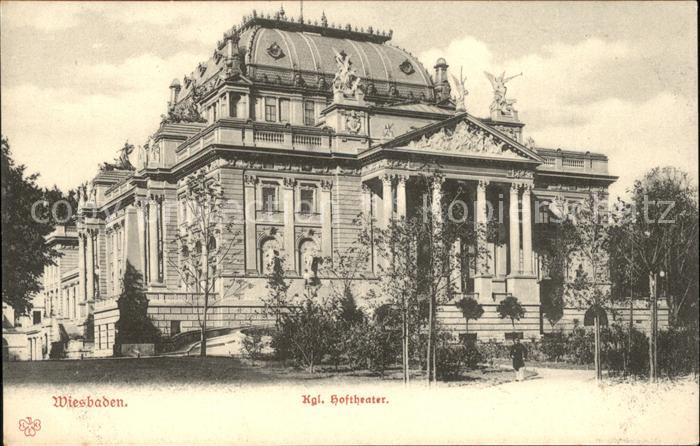 Theatergebaeude Wiesbaden Kgl. Hoftheater
